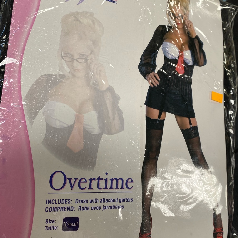 Overtime Black and White Costume